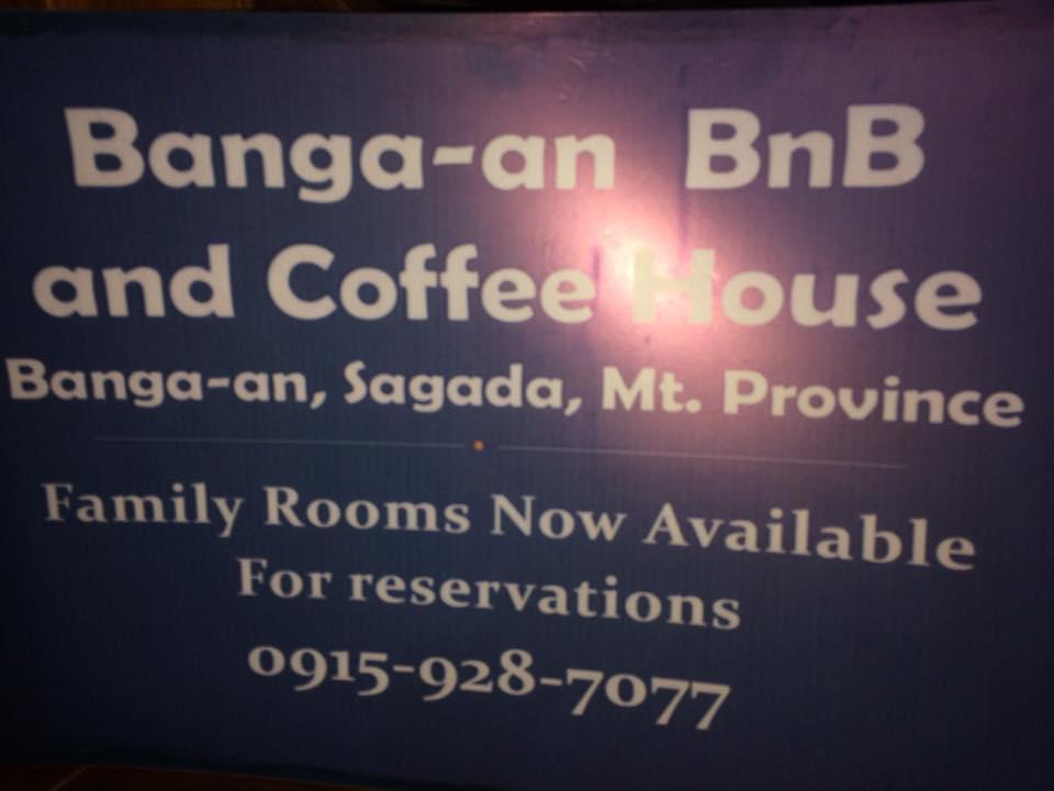 Banga-An Bnb And Coffee House Сагада Екстериор снимка